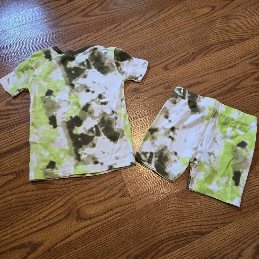 Bundles Baby Place Construction Tools Tie Dye Dinosaur Pajama Sets Cotton PJs 2T